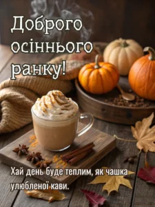 доброго осіннього ранку картинки