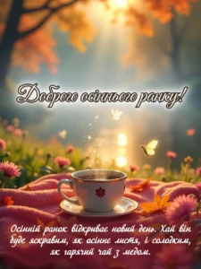 доброго осиннього ранку