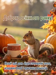 доброго ранку осені