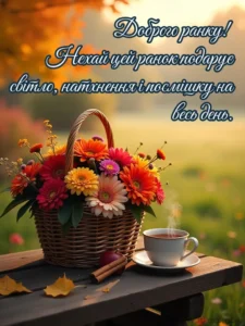 осінь доброго ранку