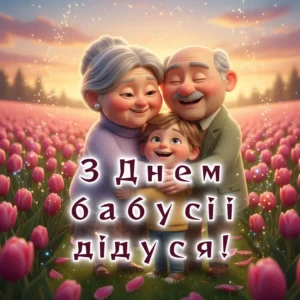 Скачати картинку Привітання з Днем бабусь і дідусів: листівки, картинки та теплі слова